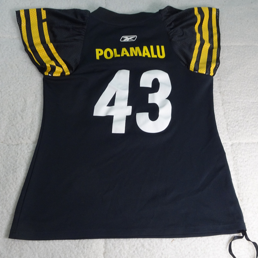 NFL Pittsburgh Steelers Troy Polamalu Shirt Med
